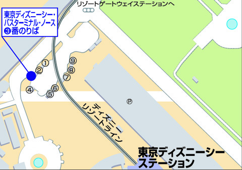 東京ディズニーシー R 3番 国際興業バス